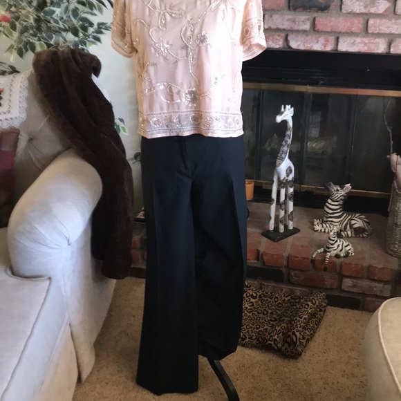 Trixie + LuLu Black Career Pants - Picture 1 of 8